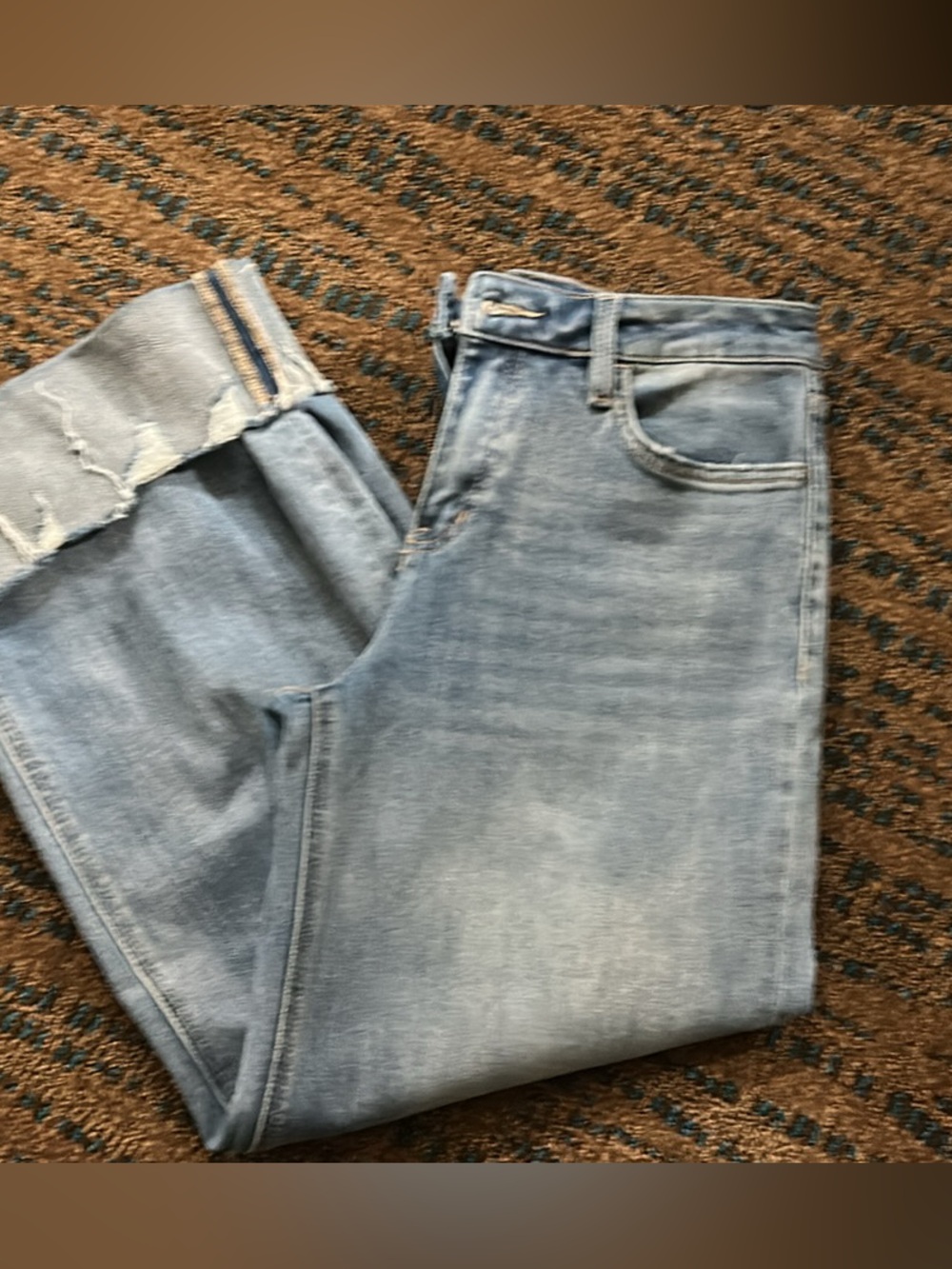 Women's Light Blue Wide Leg Jeans - Relaxed Flare Fit
